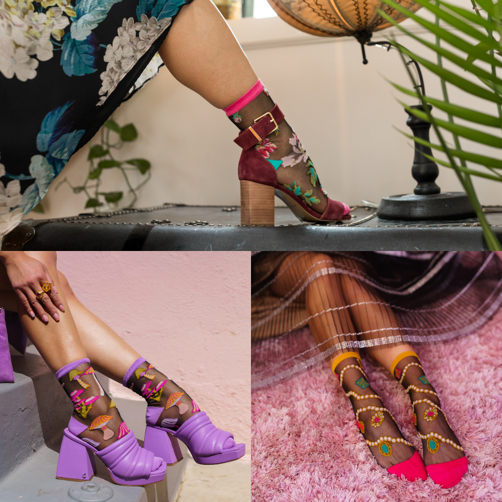 Sock Candy black sheer socks sheer black socks fashion socks